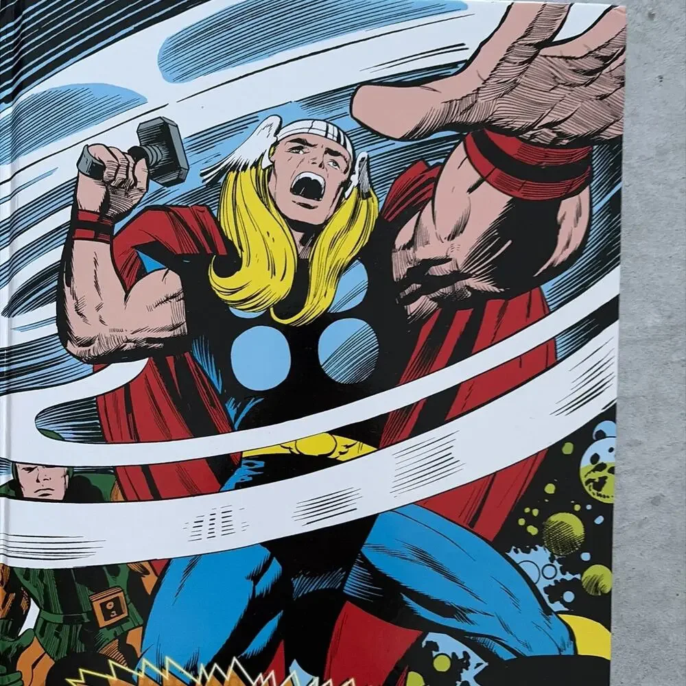 Marvel Kirby Is... Mighty King Size Jack Kirby HC Graphic Novel Thor 21.5” x 14”